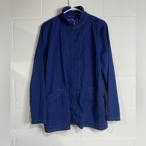 Blue Zip-Up Jacket dickies X-Large